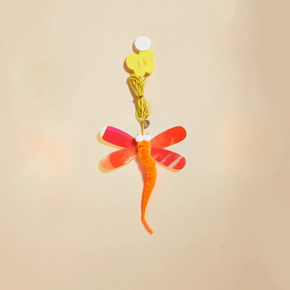 Hanging Simulation Bird & Insect Cat Toy — Self-Play Teaser Wand Toy for Kittens