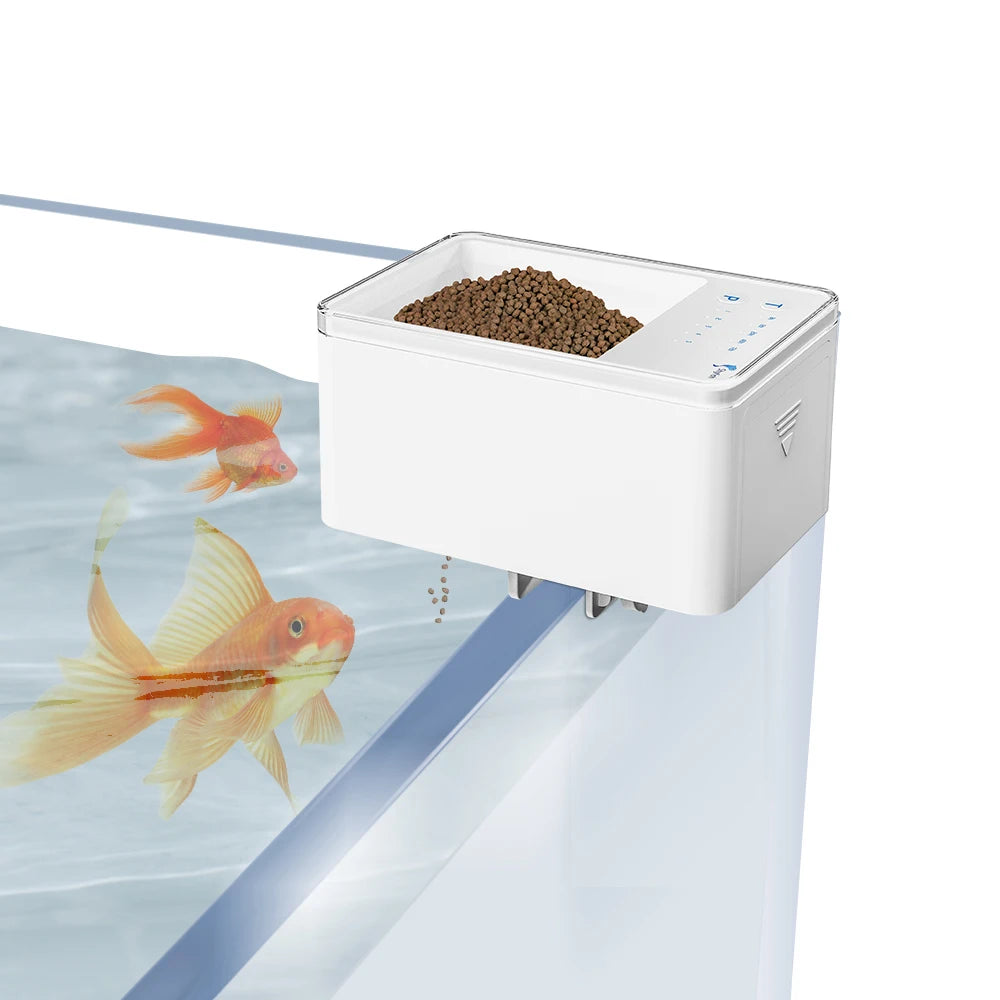 Smart WiFi Auto Fish Feeder with App Control LCD Display 100ml