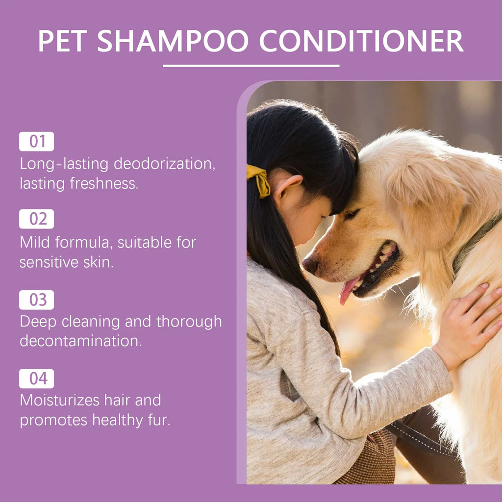YEGBONG Lavender Pet Shampoo — Gentle Vet-Recommended Formula, 100ml