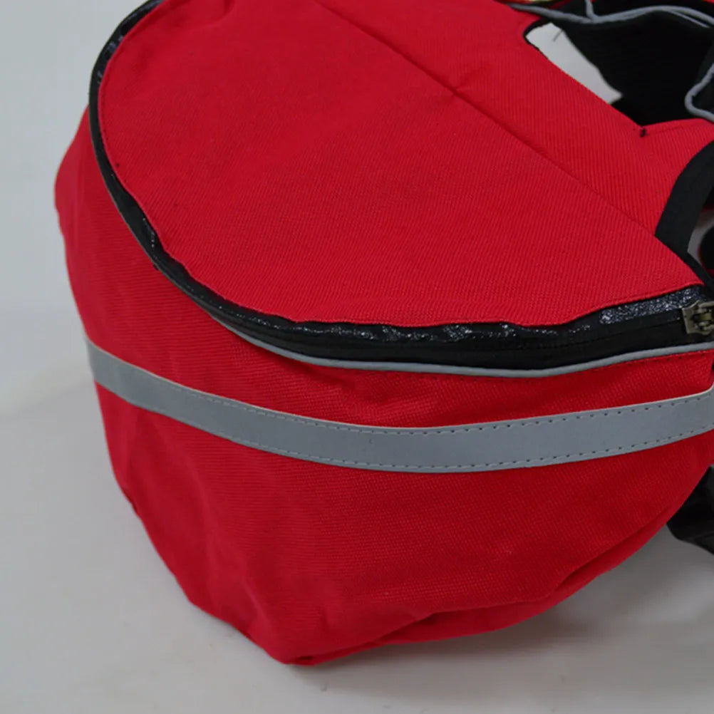Dog Hiking Saddlebag Backpack (Waterproof, Reflective, Breathable, Oxford)