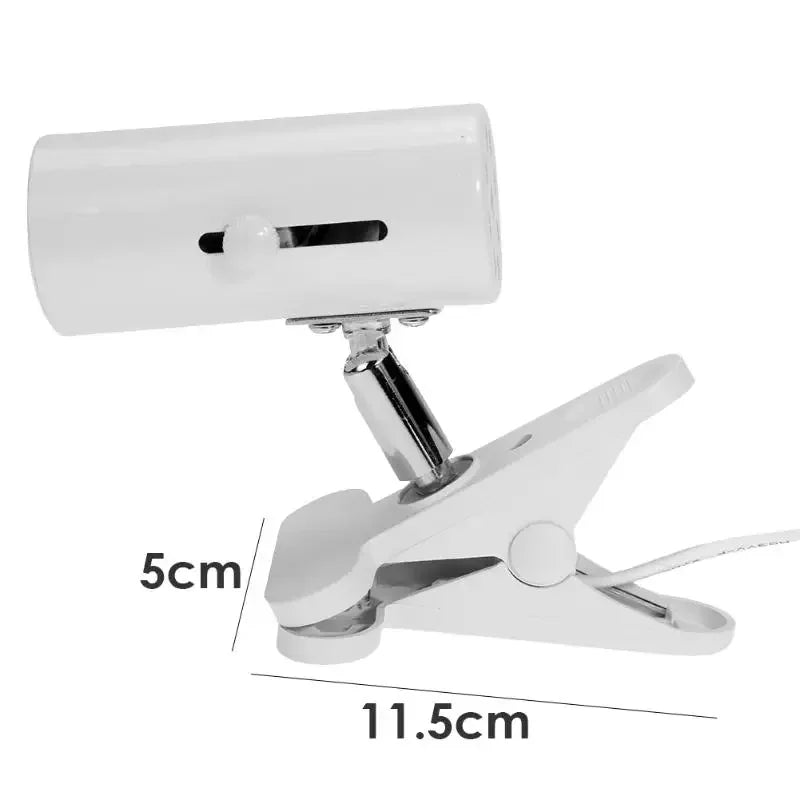 360° Rotating E27 Lamp Holder — Clip-On Reptile Heat & UV Fixture