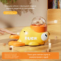 Duck-Shaped Cat Treat Puzzle Feeder — Slow-Feeder Mental Enrichment Toy