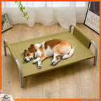 Elevated Cooling Dog Cot Bed, Moisture-Proof & Washable