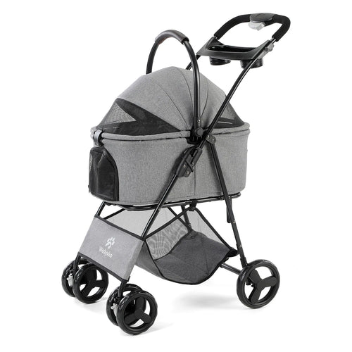 3-in-1 Pet Stroller with Sun Shade (All-Terrain, Waterproof)