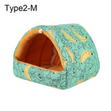 Small Animal Sleeping Nest — Warm Cotton Bed for Hamsters & Rabbits