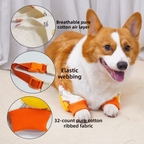 Dog Elbow Brace with Cartoon Pattern (Anti-Lick, Joint Protection, Elastic)