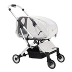 Transparent-Panel Foldable Pet Stroller for Small & Medium Dogs