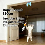 Rechargeable Auto-Lift Cat Yoyo Ball — Door-Hanging Interactive Teaser