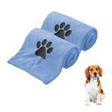 Embroidered Microfiber Dog Towel — Quick-Dry, Soft & Thick Bathing Cloth