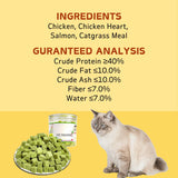 Chicken-Flavored Cat Grass Hairball Treats — 3.8oz Dental & Hairball Support Chews