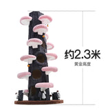 Floor-to-Ceiling Cat Tree with Jumping Platforms