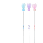 Gradient Feather Cat Teaser Wand — Colorful Interactive Rod Stick (1–50 Pack)