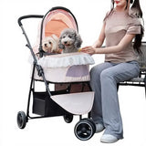 Pet Stroller For BOSIMAO A200L Portable Breathable Lightweight Foldable Trolley For Cats Dogs Outdoor Use