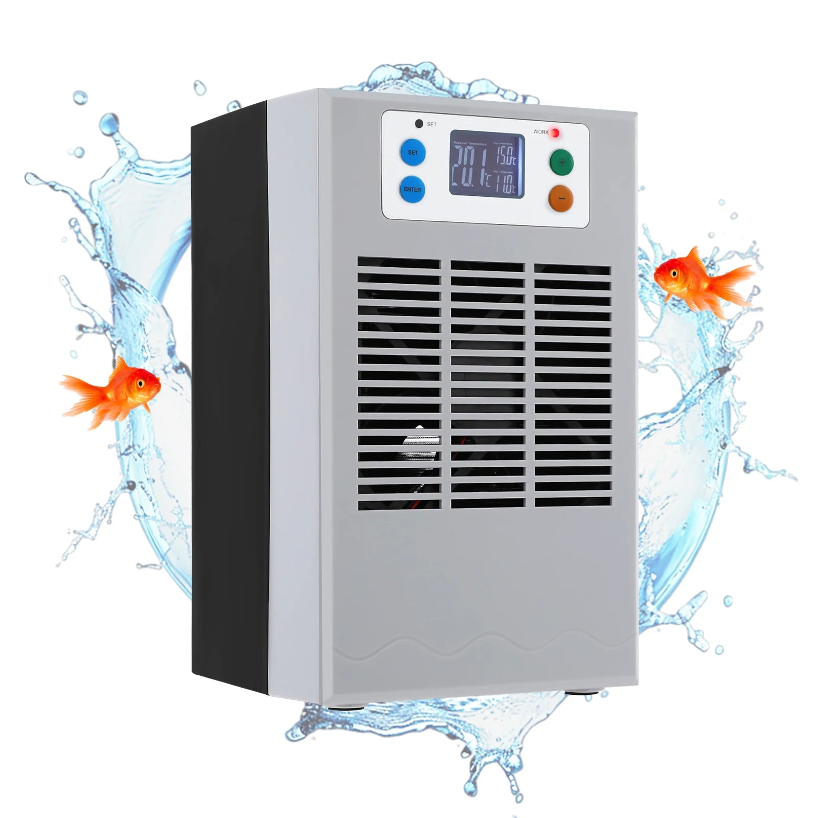 Aquarium Chiller & Heater Cooling Machine (100W, 30L, Dual Temp Control)