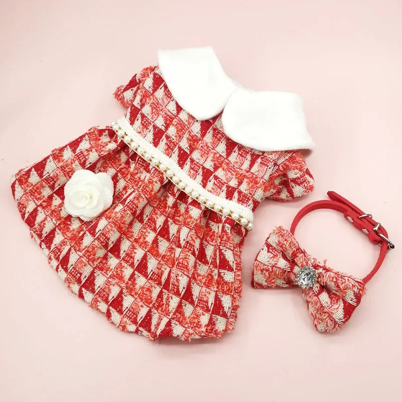 Tweed Dress Jacket for Small Dogs (Christmas Winter Clothes)