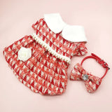 Tweed Dress Jacket for Small Dogs (Christmas Winter Clothes)