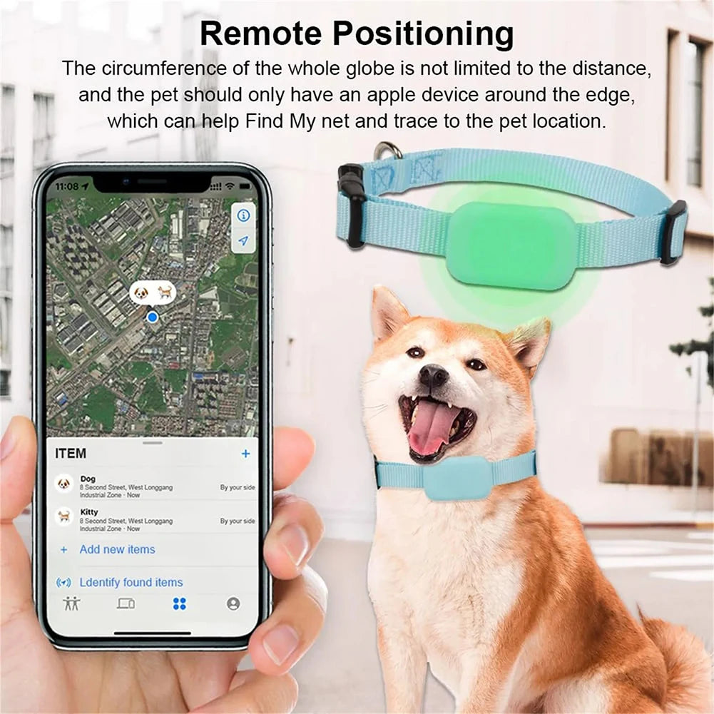 Smart Pet Locator with Adjustable Collar for Dogs & Cats - GPS Tracking Made Simple
