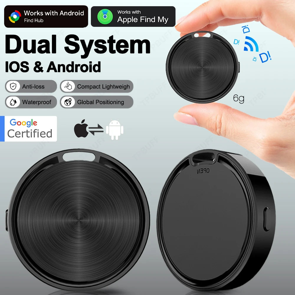 Dual System iOS & Android GPS Smart Tag - Vehicle, Pet & Child Anti-Loss