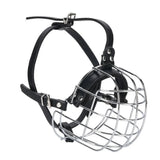 Metal Basket Dog Muzzle (Anti-Bite, Outdoor Walk, Easy Clean, Breathable)