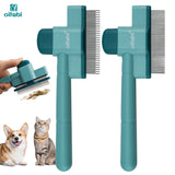 Self-Cleaning Flea Comb — One-Touch Release for Dogs & Cats