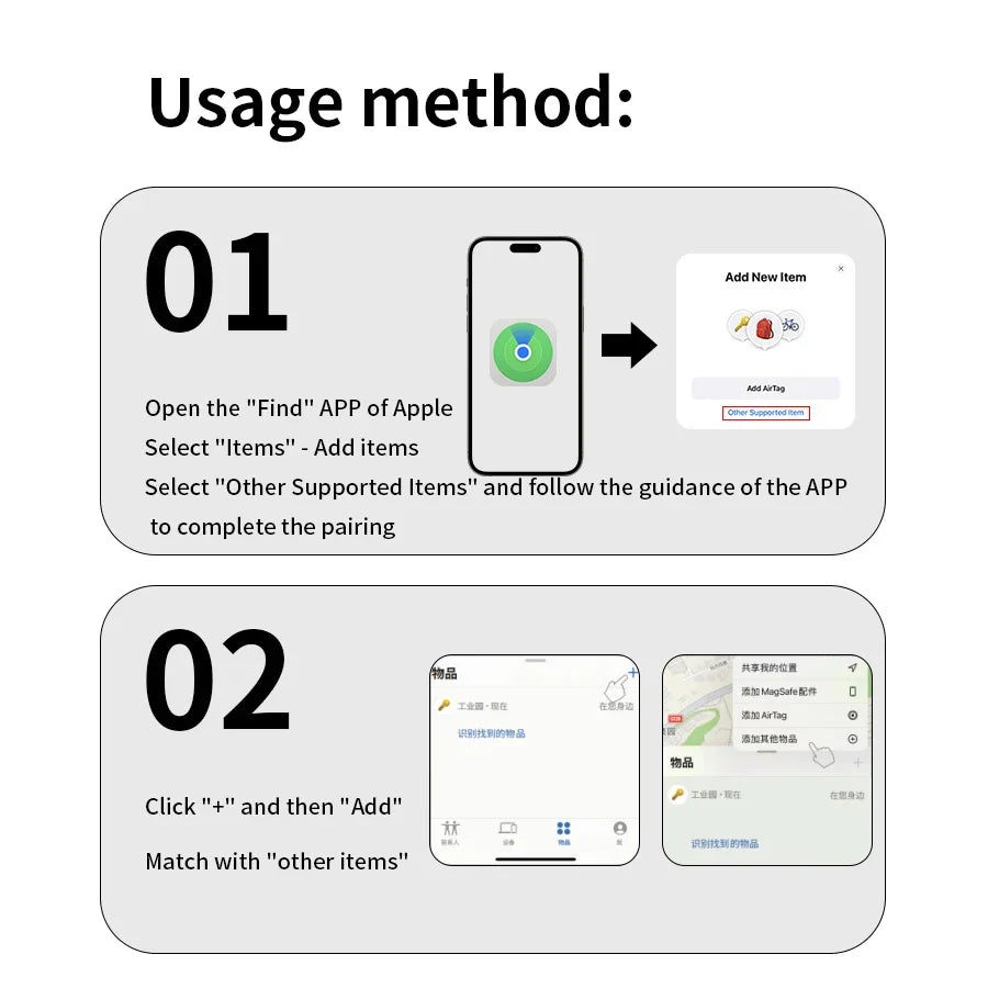Bluetooth GPS Tracker for Apple Find My - AirTag-Style for Kids, Pets & Bikes
