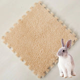Fleece Cage Liner Squares — Spliceable Mats for Guinea Pigs & Rabbits