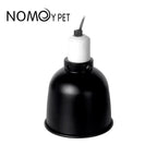 5.5in Reptile Lamp Dome with Ceramic Socket — Anti-Scald Shade for Terrariums