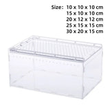 Ventilated Acrylic Terrarium — Anti-Escape Habitat for Geckos & Small Reptiles