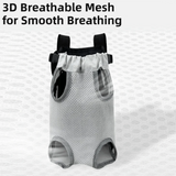Breathable Mesh Front Carrier Backpack (Double Shoulder, Adjustable)