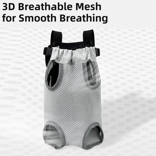 Breathable Mesh Front Carrier Backpack (Double Shoulder, Adjustable)