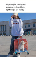 Translucent Portable Large-Capacity Pet Carrier & Aviation Travel Case for Cats