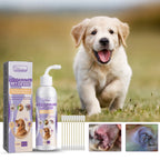 Pet Ear Cleaner Drops — Infection & Mite Control, 118ml with Cotton Swabs