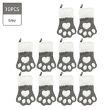 Christmas Pet Paw Stockings Plaid Design (1-10 Piece Pack)