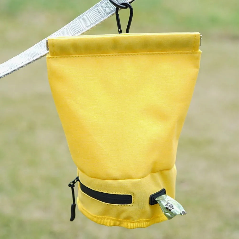 Oxford Dog Poop Bag Carrier with Hook (Waterproof, Portable)