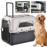 Airline-Friendly Pet Travel Kennel (Portable, Collapsible, Large Pets)