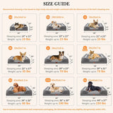 42x30in Orthopedic Dog Bed for Extra Large Dogs