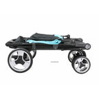 Modern Portable 55kg Large Dog Pet Stroller — 4-Wheel Foldable Large Capacity Outdoor Travel Trolley
