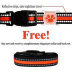 No-Subscription Pet GPS Tracker for Dogs & Cats with Free Collar - Waterproof Real-Time