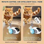 Remote-Control Turbo Tail Cat Toy — Rechargeable Rolling Chase Toy