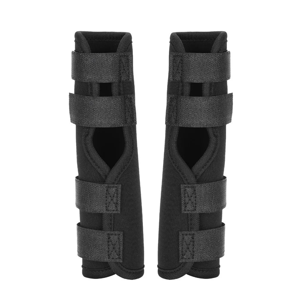 Dog Elbow Leg Brace - 1 Pair, Adjustable, Flexible Fabric