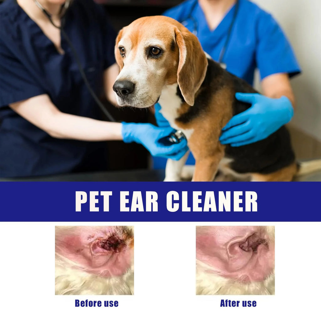 Gentle Pet Ear Drops — Alcohol-Free Mite & Earwax Solution, 50ml