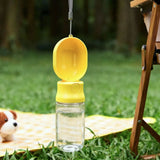 Leak-Proof Dog Water Bottle with Filter (Detachable Bowl, Outdoor, Sealed)