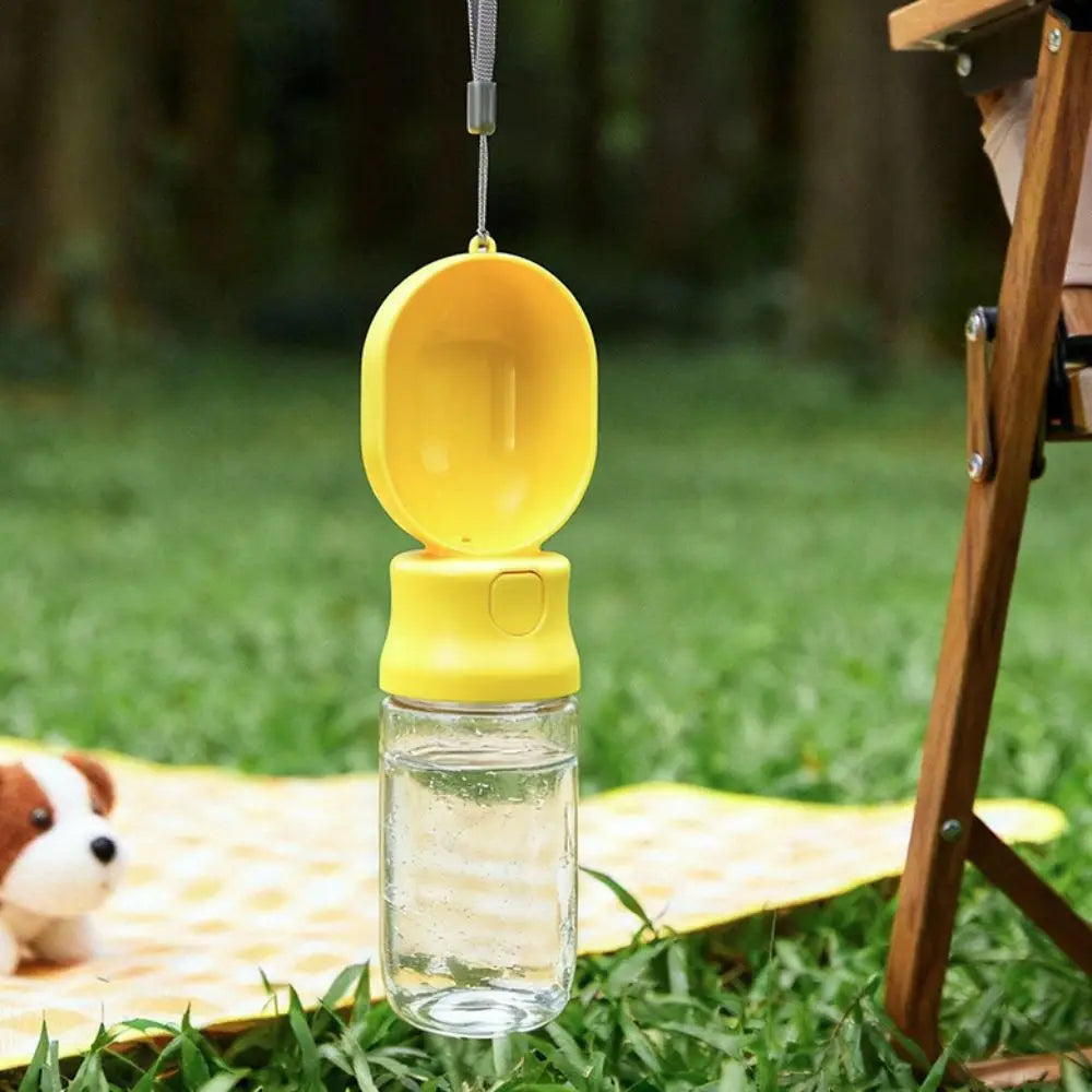 Leak-Proof Dog Water Bottle with Filter (Detachable Bowl, Outdoor, Sealed)