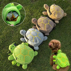 Turtle-Shaped Dog Snack Backpack (Cartoon, Large Capacity, Adjustable)