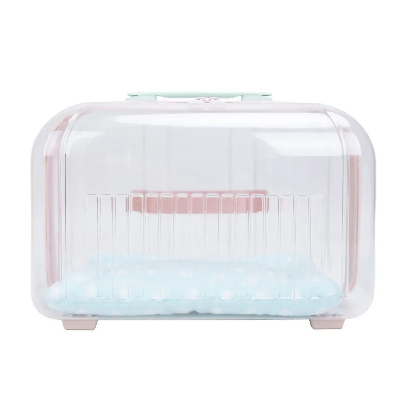 Portable Car-Mount Double-Layer Transparent Breathable Pet Suitcase Tour Bag for Cats & Dogs