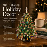 DIY Beaded Christmas Tree Kit (Mini Crystal Desktop Decor)