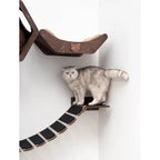 Wall-Mounted Wooden Cat Bed Basket