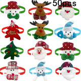 Snowman & Deer Christmas Bowtie Bulk Pack (50 or 100 Pieces)