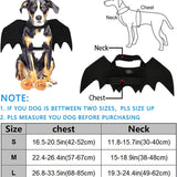 Bat Wings Costume Accessory for Dogs & Cats (Clip-On Wings)