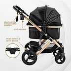 Monza Luxury 3-in-1 Pet Stroller, Travel Carrier & Car Seat — Premium Multi-Mode System